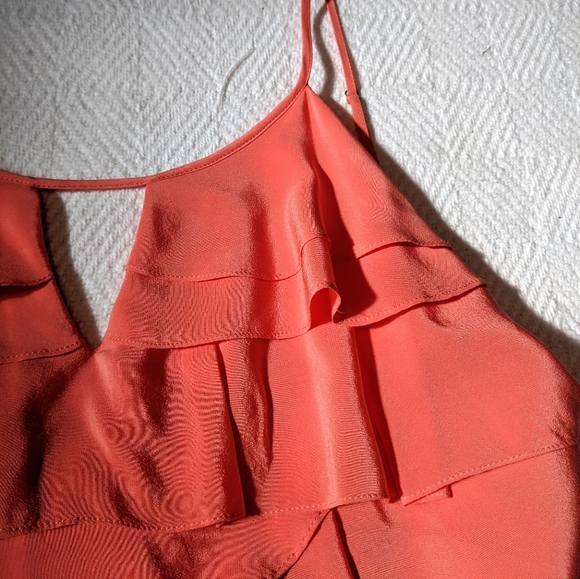 BCBG tiered coral dress - Picture 5 of 9